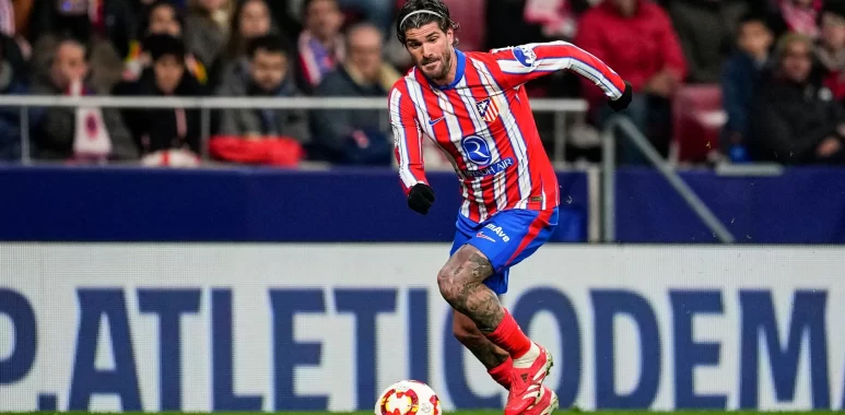 Rodrigo De Paul fue elegido como mejor jugador del Atlético Madrid